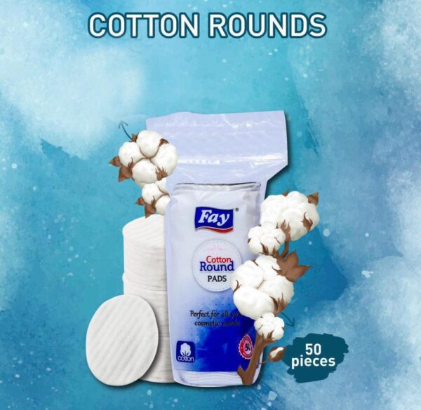 Fay Cotton Round Pads - Image 3