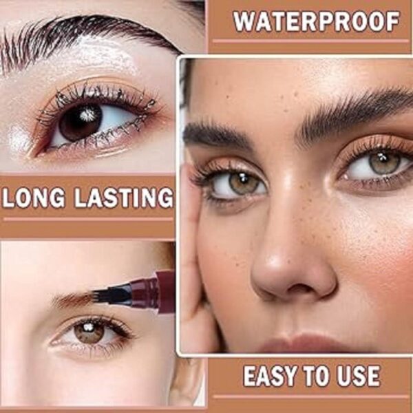 Waterproof & Smudge Proof Eyebrow Pen - Image 2
