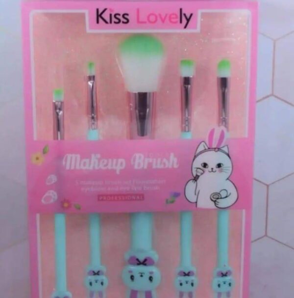 5-Piece Makeup Brush Set - Image 3