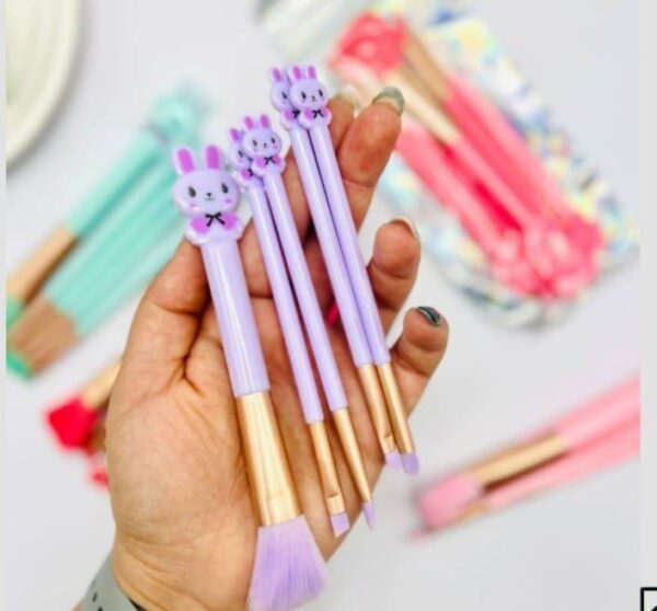 5-Piece Makeup Brush Set - Image 5