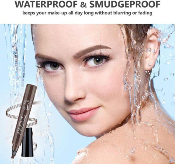 Waterproof & Smudge Proof Eyebrow Pen - Image 5