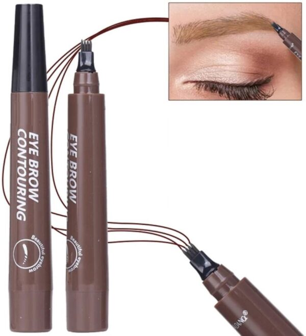 Waterproof & Smudge Proof Eyebrow Pen - Image 4